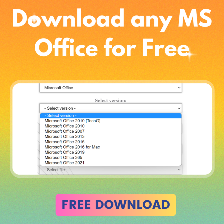 MS Office Download Free