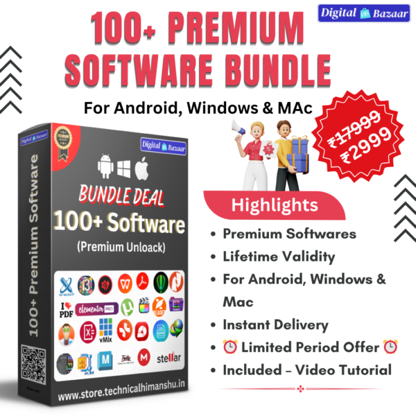 100+ Premium Software Bundle Lifetime