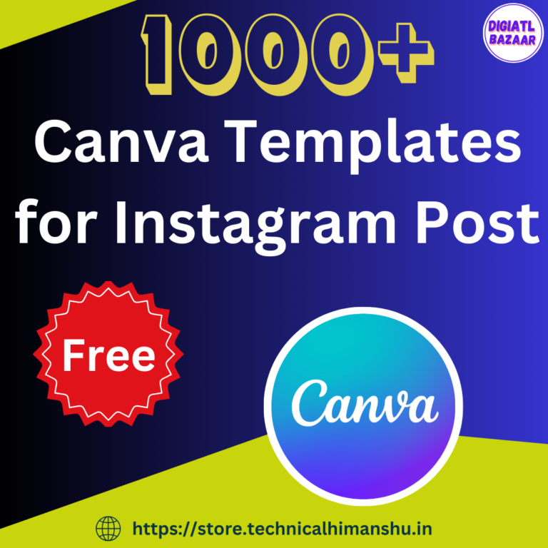 1000 + Canva Templates for Instagram