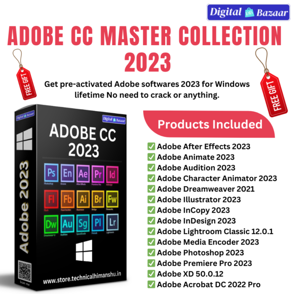 Adobe CC Master Collection 2023 Lifetime