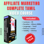 Affiliate marketing Complete Tamil Video Course Bundle