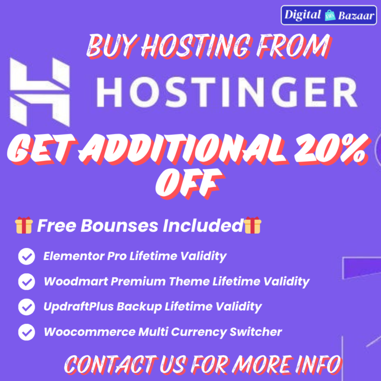 Buy Hosting From Hostinger