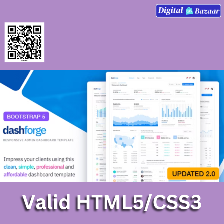 Dashforge – Responsive Admin Dashboard HTML Template