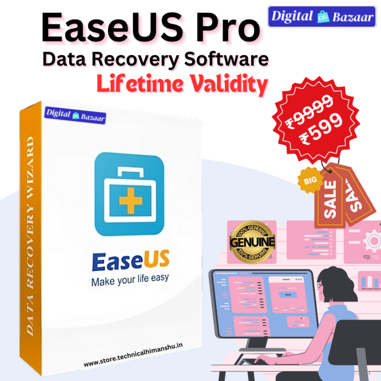 EaseUS Pro Data Recovery Software Lifetime Validity