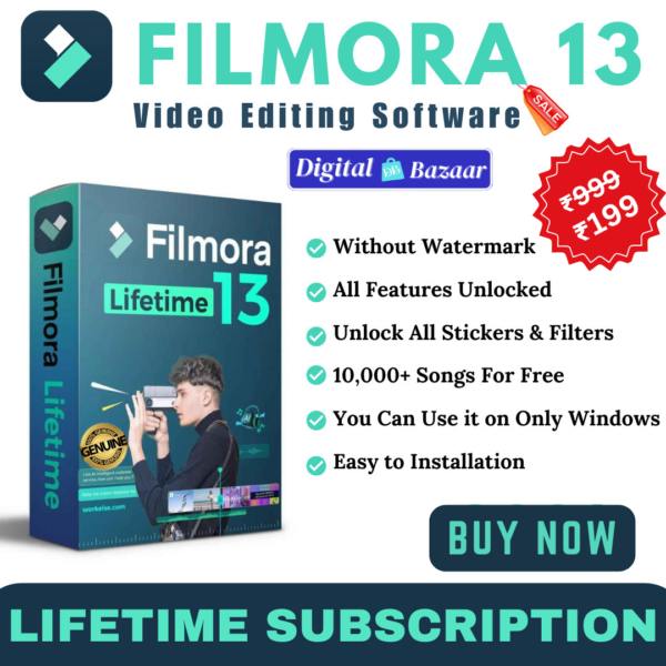 Filmora 13 Lifetime Validity