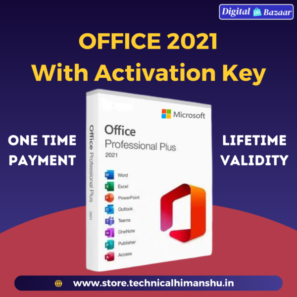 Office 2021 with Lifetime validity