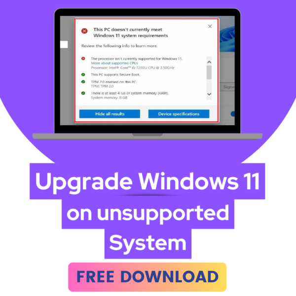 Upgrade-windows-11-on-unsupported-system