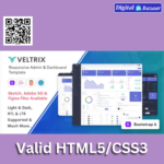 Veltrix – Admin & Dashboard HTML Template