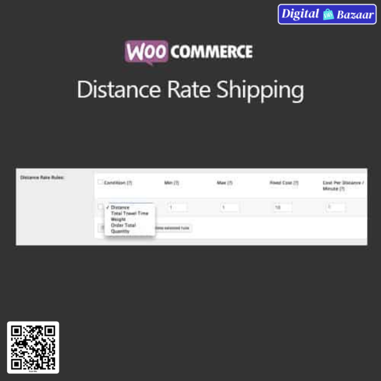 WooCommerce Distance Rate Shipping