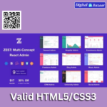 Zest Multi-Concept React Admin HTML Template