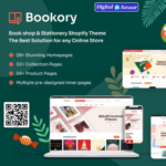 Bookory – Book Store WooCommerce Theme