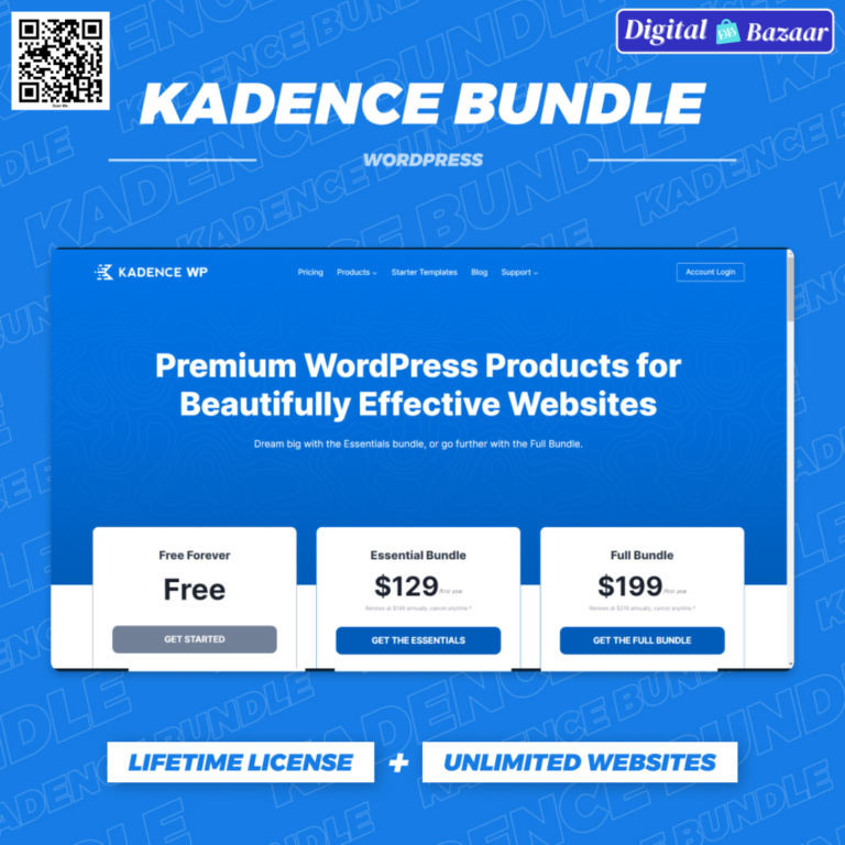 Kadence Bundle with Original License Key