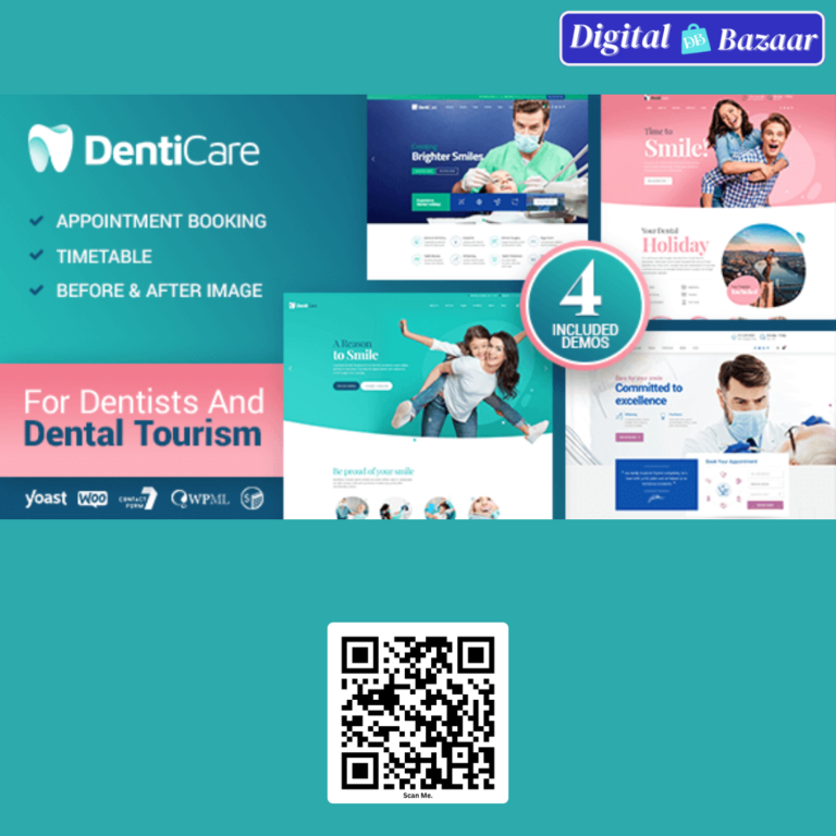 DentiCare – Medical & Dentist WordPress Theme