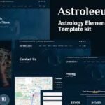 Astroleeu – Astrology & Numerology Elementor Template Kit